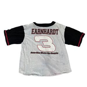 Vtg Dale Earnhardt 1995 7-Time Winston Cup Champion Button Jersey T-Shirt XL USA